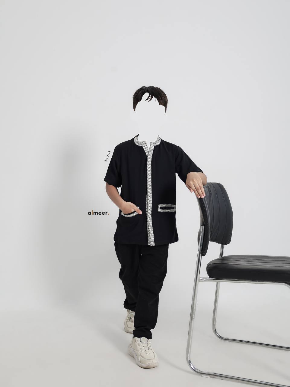 Hawra Serimbit Jetta 2025 Kurta Anak Lengan Pendek 1