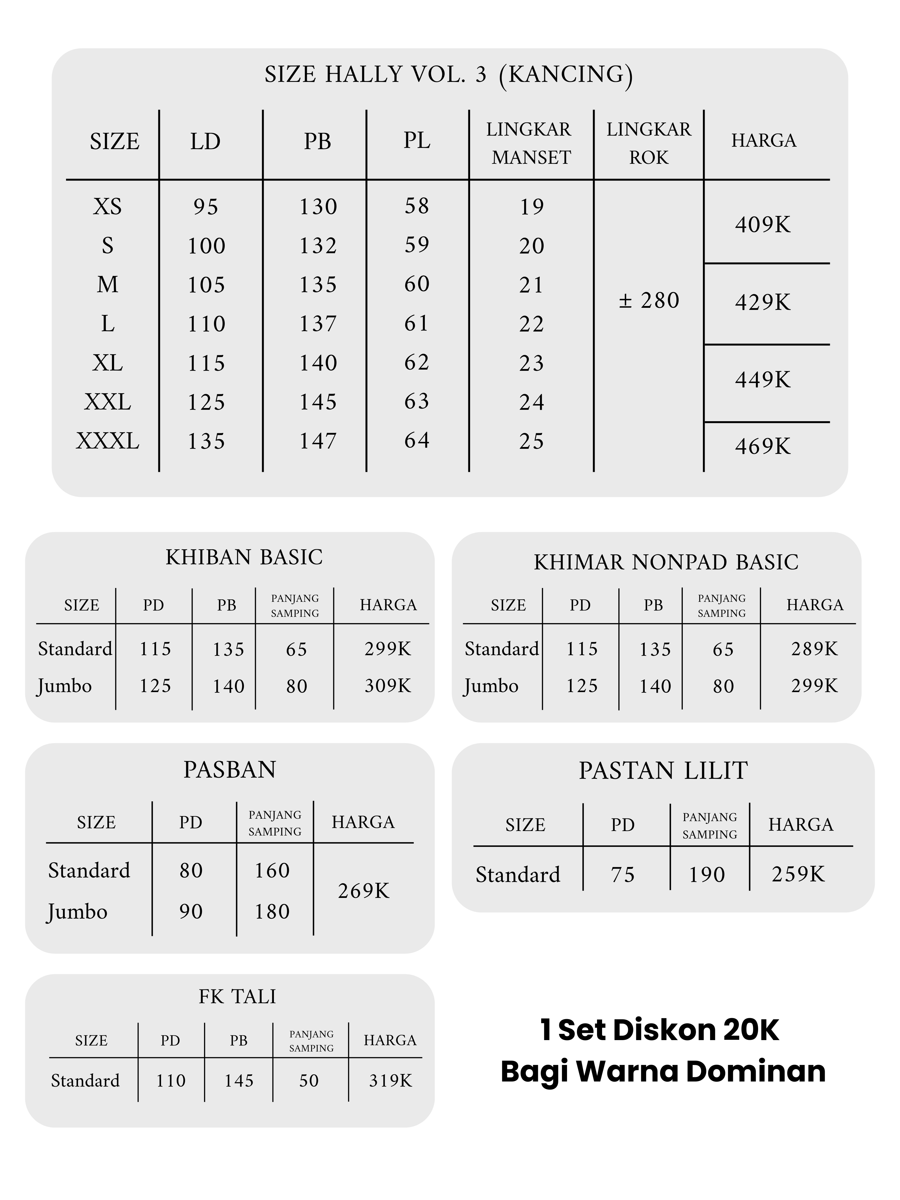 Hally Eid 2026 Abaya & SET Khimar VOL 3 (Kancing) 1