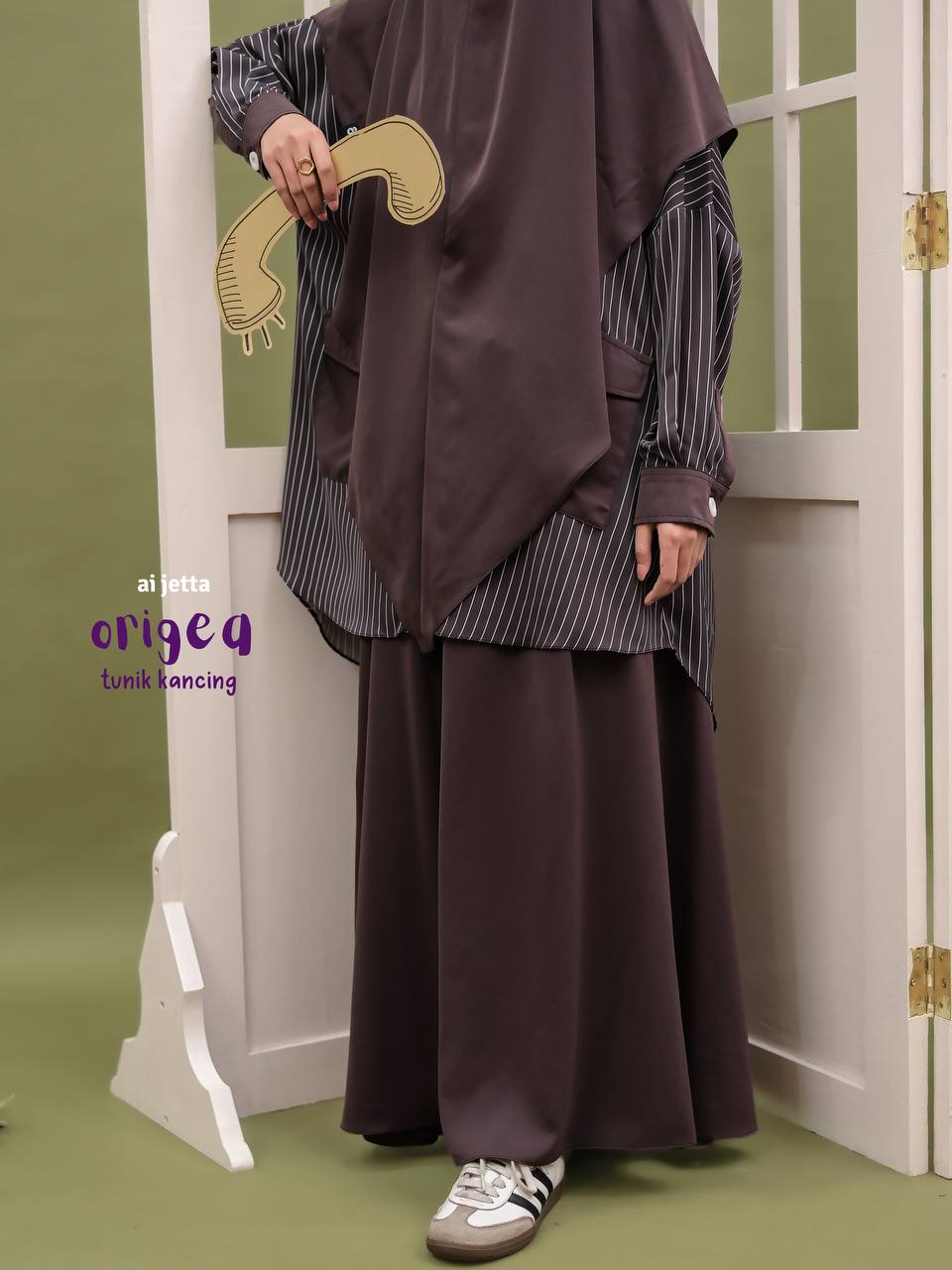 TUNIK KANCING + ROK