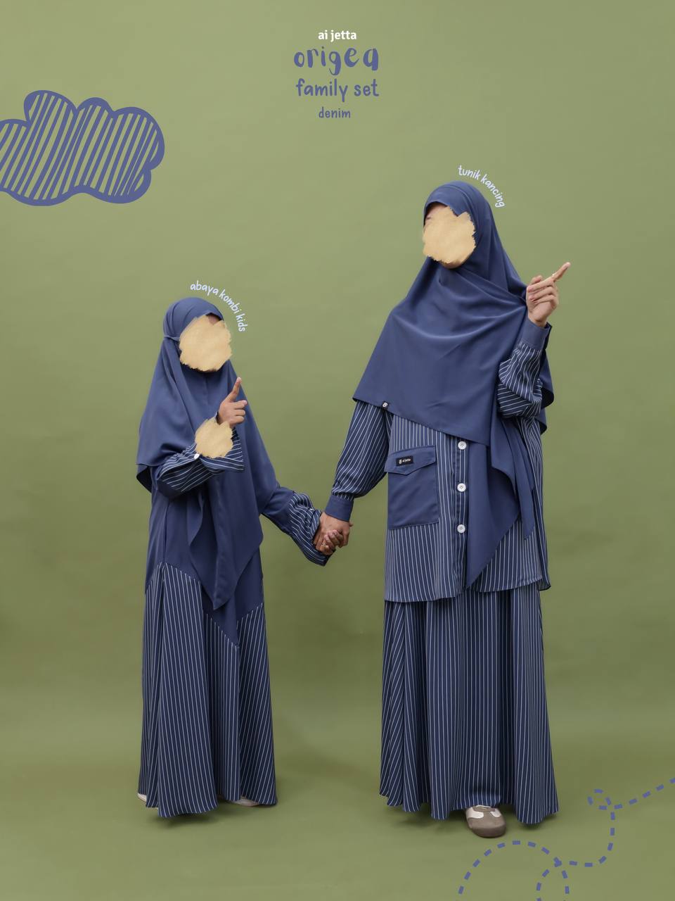 ABAYA KIDS + KHIMAR
